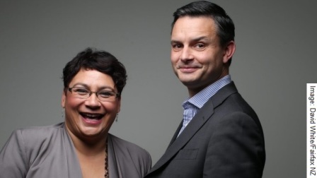 Metiria Turei and James Shaw